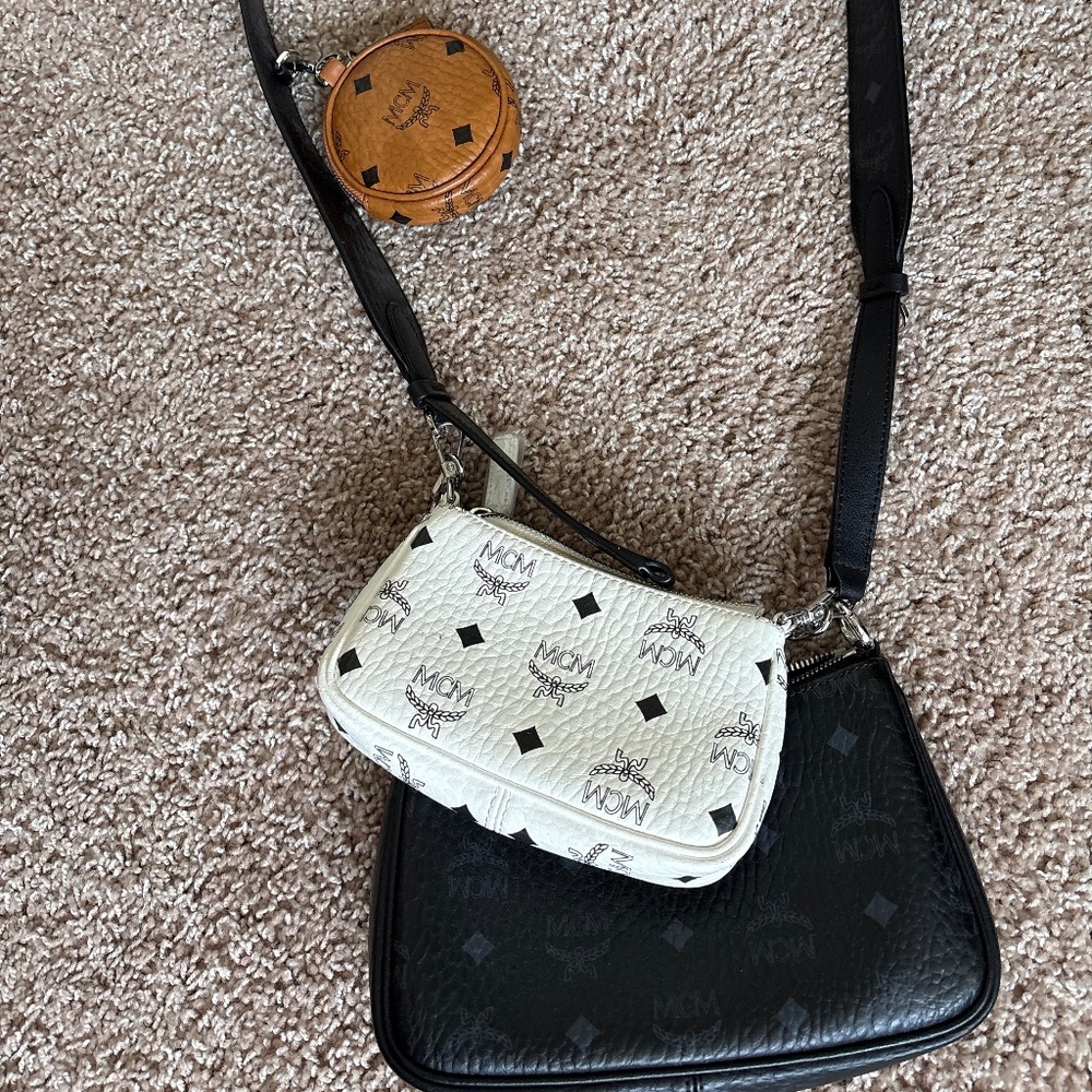 MCM 3 purse crossbody bag